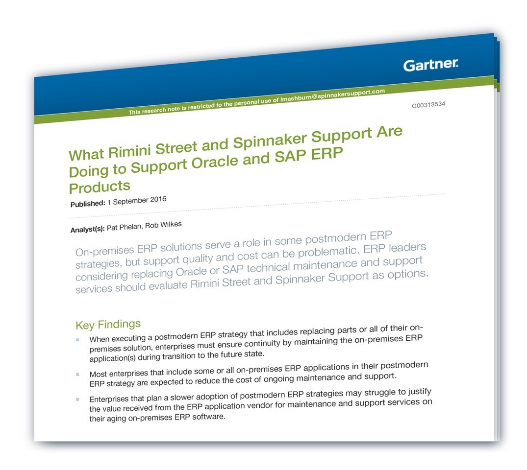 Gartner Report Cover 09.2016