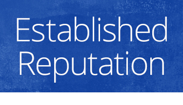 established reputation header Established Reputatoin