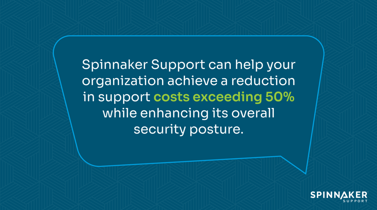 Choosing spinnaker support