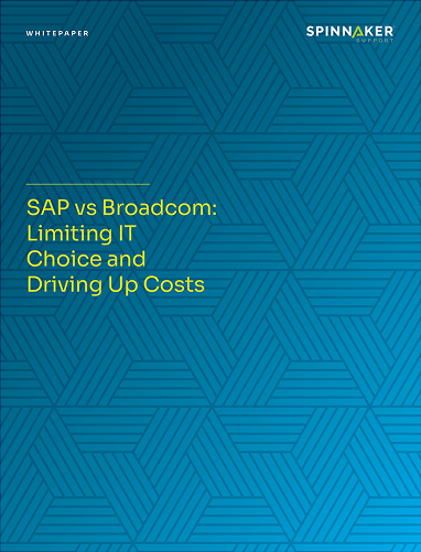 Spinnaker_3PS_SAP-vs-Broadcom front cover Spinnaker third-party support SAP vs Broadcom whitepaper